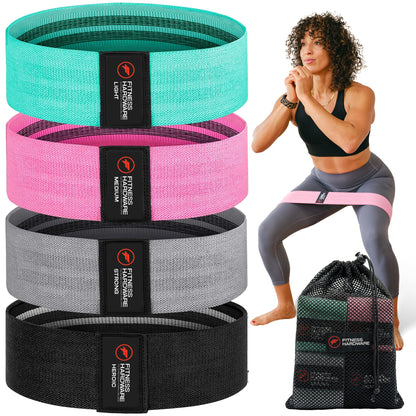 GluteX™ Resistance Bands – 4 Pack