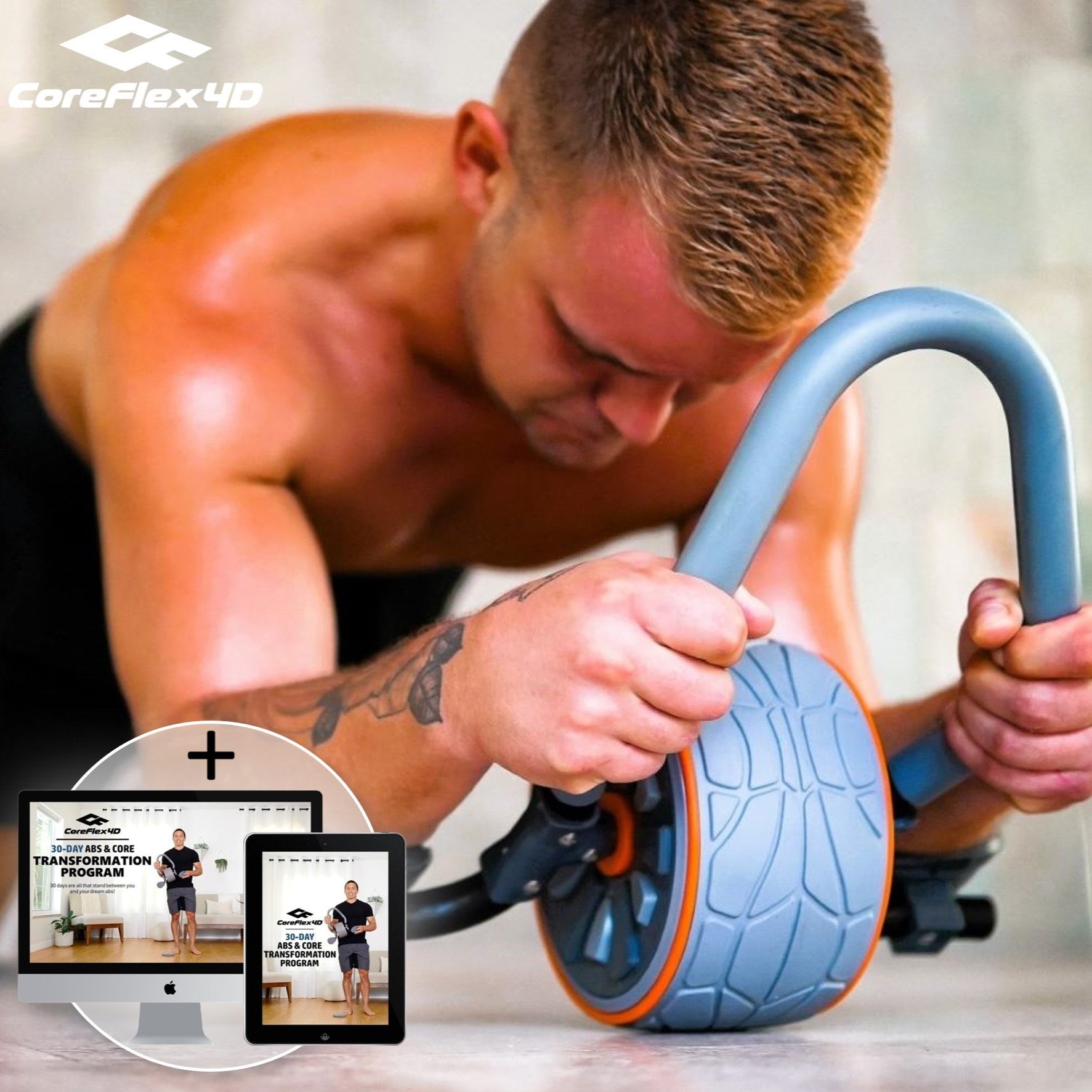 CoreFlex4D Dynamic Core Trainer with 30-Day Abs & Core Program