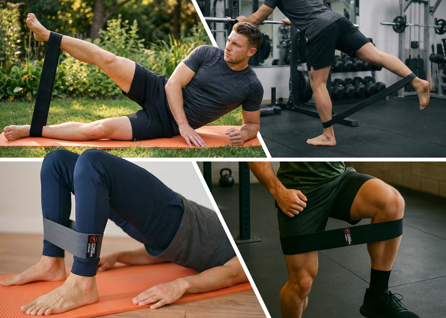 GluteX™ Resistance Bands – 4 Pack